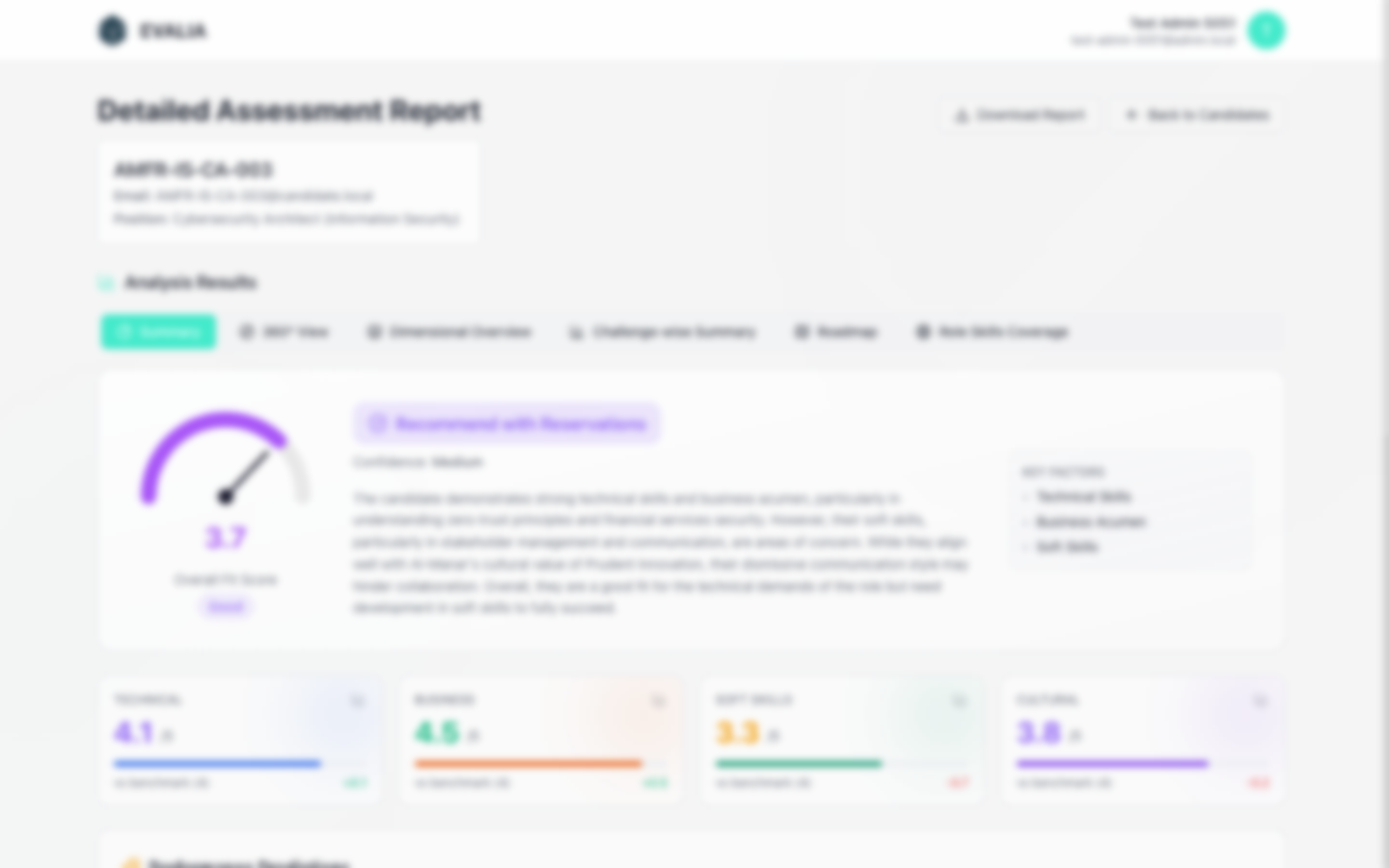 Behavioral Simulation Engine — confidential client UI, obscured